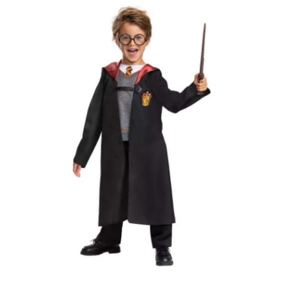 Harry Potter Robe, Official Hogwarts Wizarding World Costume Robes, Kids size 4T - Picture 10 of 10